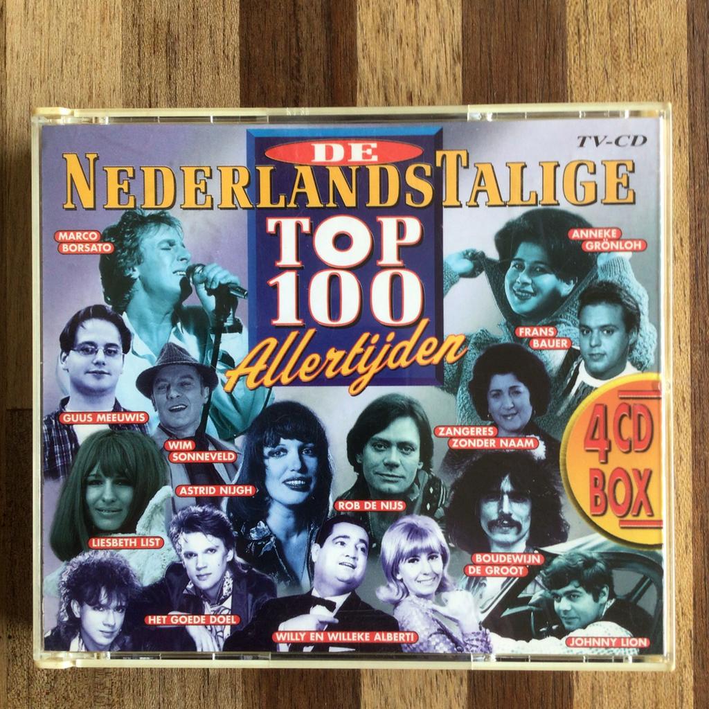 De Nederlands Talige Top 100 Allertijden - 4 cd-box, Ophalen of Verzenden, Zo goed als nieuw