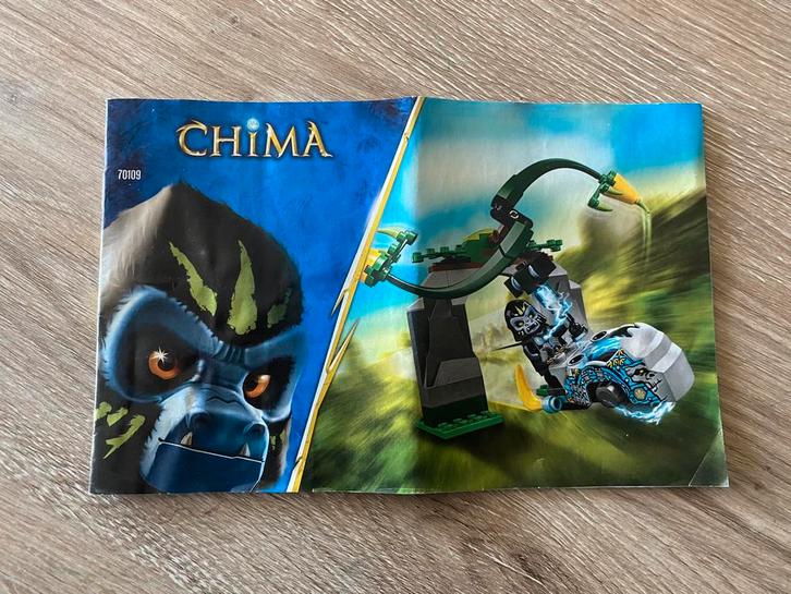 Lego Chima 70109 - Wirling Vines, Kinderen en Baby's, Speelgoed | Duplo en Lego, Zo goed als nieuw, Lego, Complete set, Ophalen of Verzenden