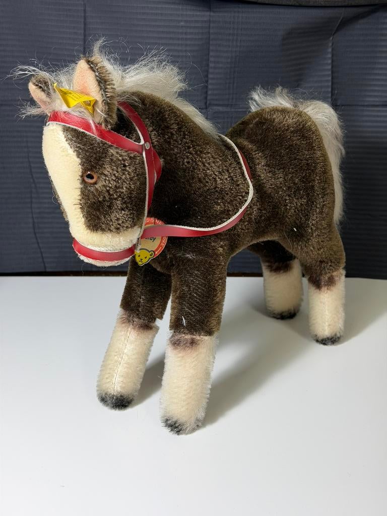 Steiff paardje “Ferdy” in een prachtige staat. Jaren 60., Ophalen of Verzenden