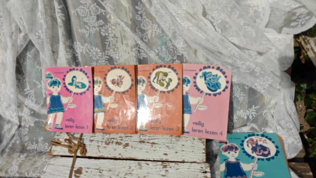 Vintage Veilig Leren Lezen boekje /Kinderboekjes / Educatief, Gelezen, 5 of 6 jaar, Fictie algemeen, Jongen of Meisje