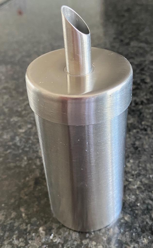 Rvs suikerstrooier, zeer weinig gebruikt., Huis en Inrichting, Keuken | Keukenbenodigdheden, Ophalen of Verzenden, Zo goed als nieuw