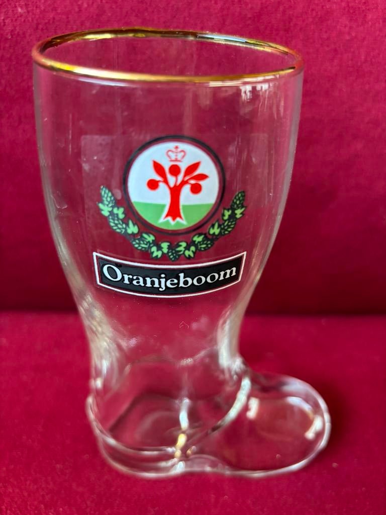 Bierglas Laars Oranjeboom, Ophalen of Verzenden, Zo goed als nieuw, Glas of Glazen, Oranjeboom