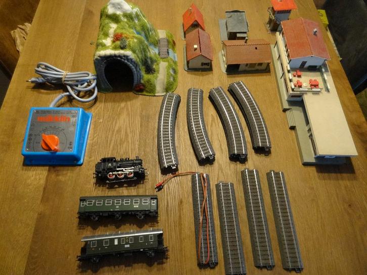 Marklin Treinset met gebouwen, Hobby en Vrije tijd, Modeltreinen | H0, Gebruikt, Treinset, Wisselstroom, Märklin, Ophalen of Verzenden