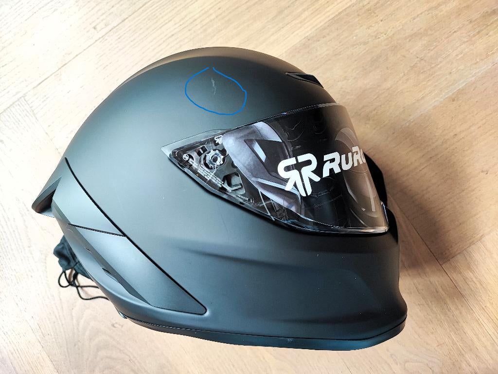 Ruroc EOX Core Zwart M Medium -NIEUW-, Motoren, Kleding | Motorhelmen, M, UK, Ophalen, Nieuw met kaartje