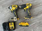 Dewalt 18v set met een accu en oplader, Doe-het-zelf en Verbouw, Gereedschap | Boormachines, Ophalen of Verzenden, Gebruikt