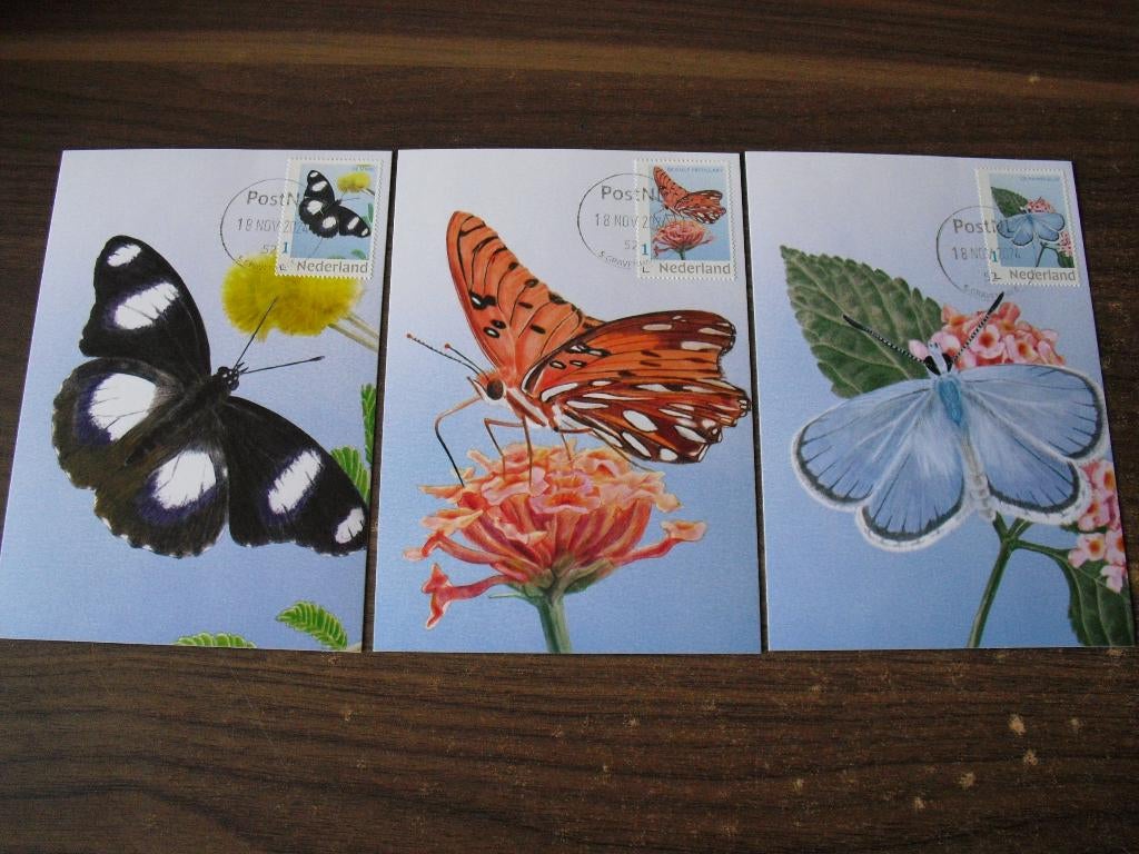 Maximumkaarten Vlinders (3127), Postzegels en Munten, Postzegels | Nederland, Verzenden