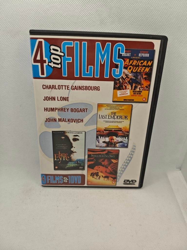 4 films Charlotte gainsbourg john lone Humphrey bogard dvd, Cd's en Dvd's, Ophalen of Verzenden, Zo goed als nieuw