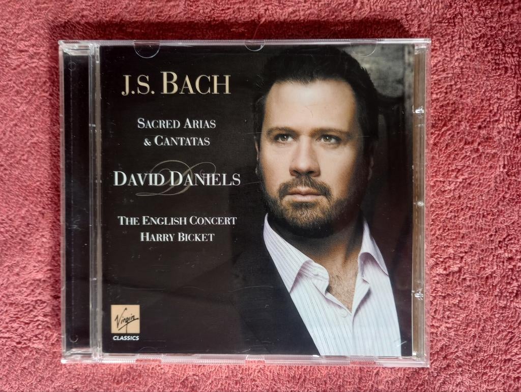 Bach Sacred Arias & Cantatas - Charles Daniels & Bicket, Gebruikt, Met libretto, Ophalen of Verzenden, Barok