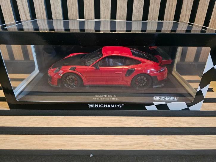Minichamps Porsche 911 GT2 RS 2018 - 1/504 stuks, Hobby en Vrije tijd, Modelauto's | 1:18, Zo goed als nieuw, MiniChamps, Ophalen of Verzenden