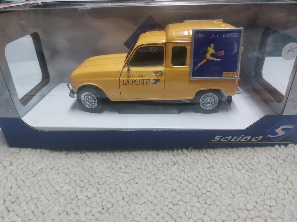 Renault 4 R4 R4F4 Poste Solido Posterijen, Hobby en Vrije tijd, Modelauto's | 1:18, Ophalen of Verzenden, Nieuw, Auto, Solido