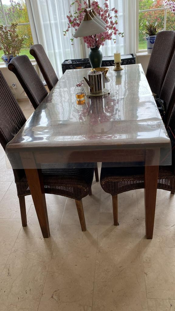 6 perdoons tafel, Huis en Inrichting, Complete eetkamers, Ophalen of Verzenden, Zo goed als nieuw, 4 tot 6 stoelen