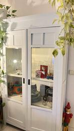 Vitrinekast, Huis en Inrichting, Kasten | Vitrinekasten, Ophalen, 50 tot 100 cm, Zo goed als nieuw, 150 tot 200 cm