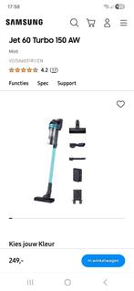 Samsung stofzuiger jet60 turbo, Witgoed en Apparatuur, Stofzuigers, Gebruikt, Stofzuiger, Ophalen of Verzenden, Minder dan 1200 watt