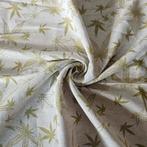 Stof van hennep 30% en katoen 70%, Hobby en Vrije tijd, Overige kleuren, Verzenden, 120 cm of meer, Katoen