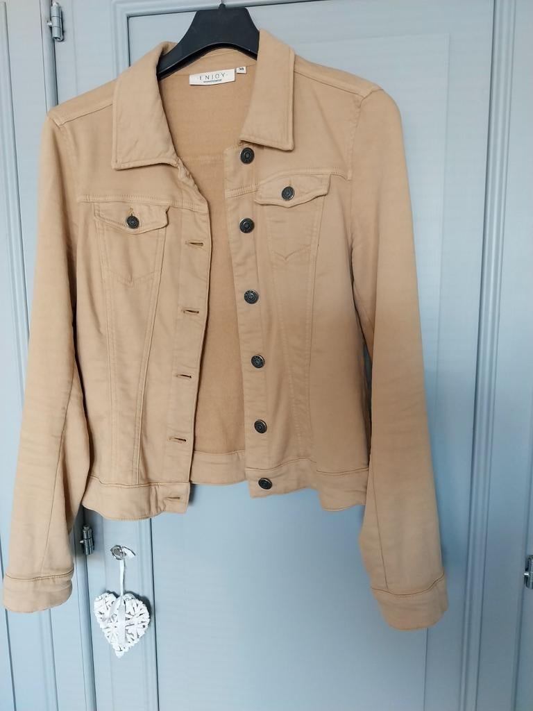 Leuk cognac kleur jasje, Enjoy M, Maat 38/40 (M), Bruin, Enjoy, Ophalen of Verzenden