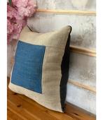 Vintage Kelim Kussen 45x45 cm met Vulling, Ophalen of Verzenden, Nieuw, Blauw, Vierkant