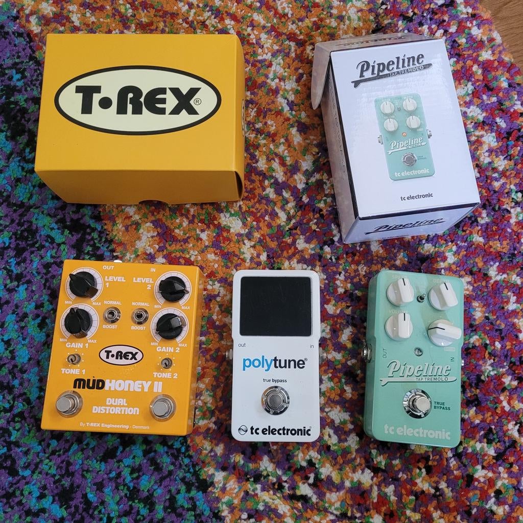 T-Rex Mudhoney II, TC Polytune, TC Pipeline, Muziek en Instrumenten, Effecten, Ophalen of Verzenden, Zo goed als nieuw, Overige typen