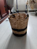 Hoge mand riet gevlochten, Ophalen, Mand, Rond, Zo goed als nieuw