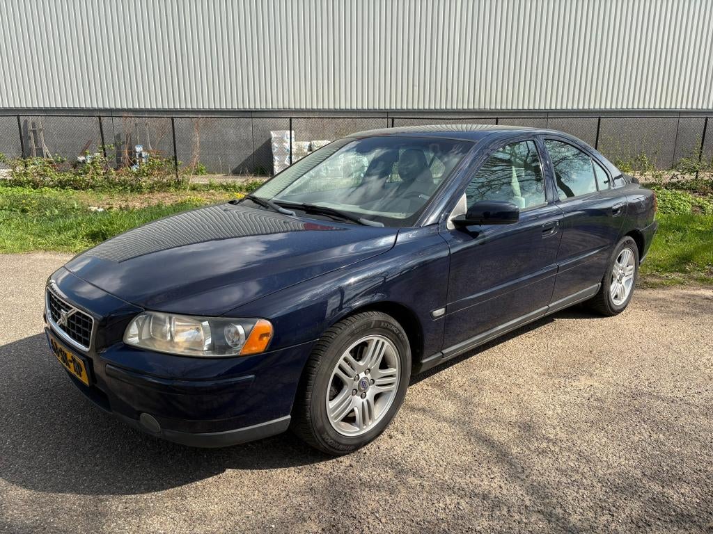 Volvo S60 2.0 T AUT 2006 Blauw / Automaat / Trekhaak / Leder, Auto's, Volvo, Bedrijf, S60, ABS, Airbags, Airconditioning, Boordcomputer