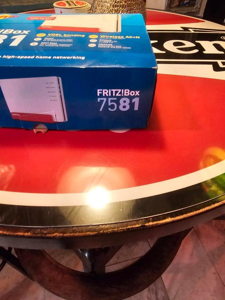 Fritzbox 7581, Computers en Software, Beschrijfbare discs, Nieuw, Ophalen of Verzenden