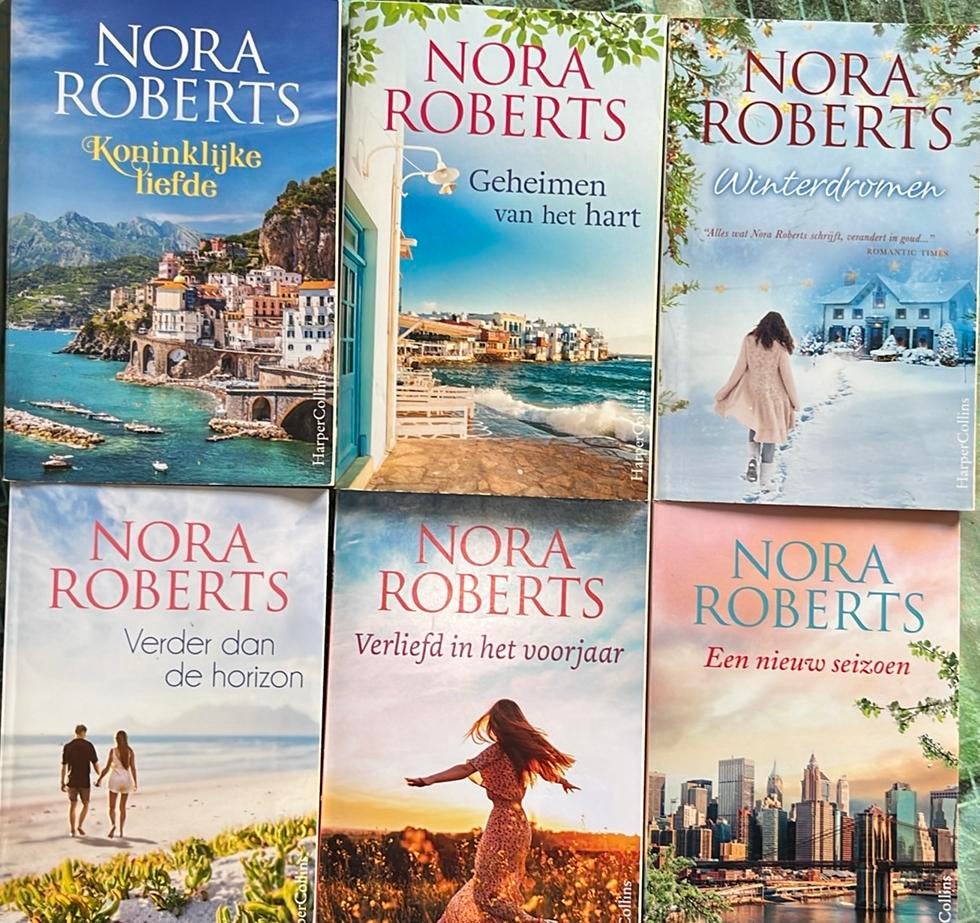 6 x nieuw - Nora Roberts boeken, verliefd in het voorjaar, Boeken, Ophalen of Verzenden, Nieuw, Nederland