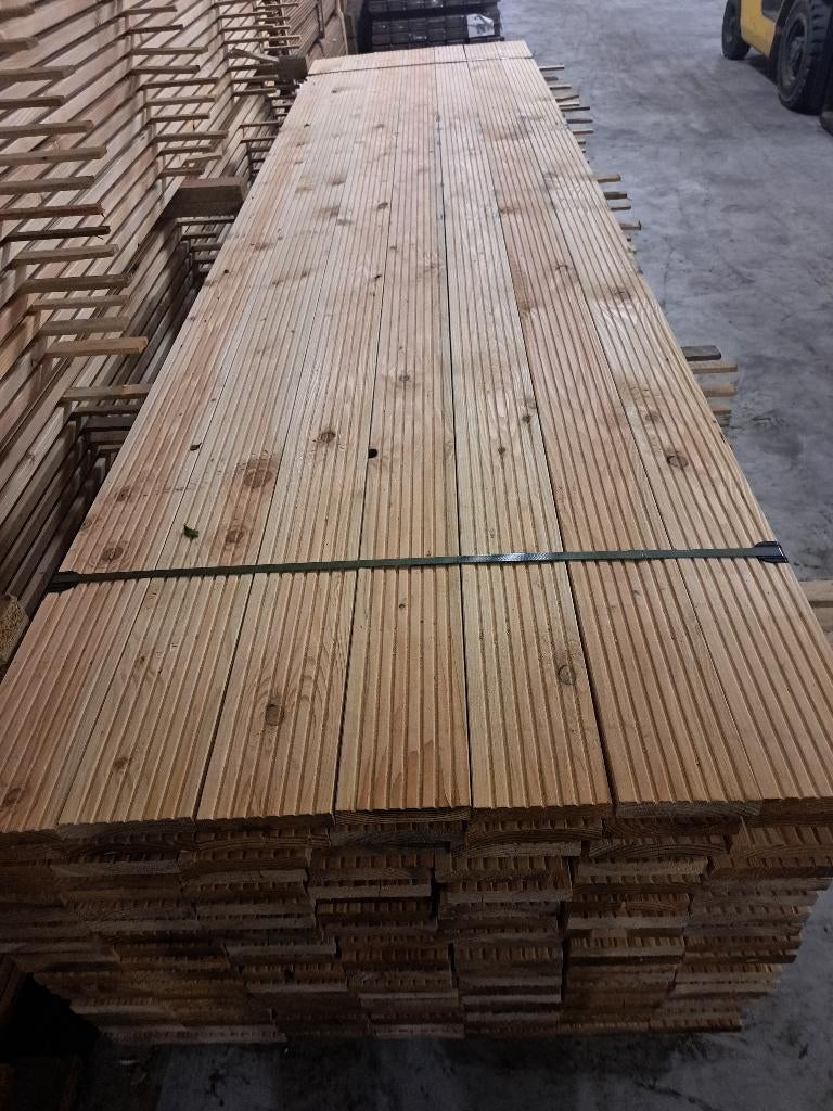 douglas vlonderplanken 27mm dik 140mm breed lang 4 meter, Tuin en Terras, Palen, Balken en Planken, Ophalen, Nieuw, 250 cm of meer