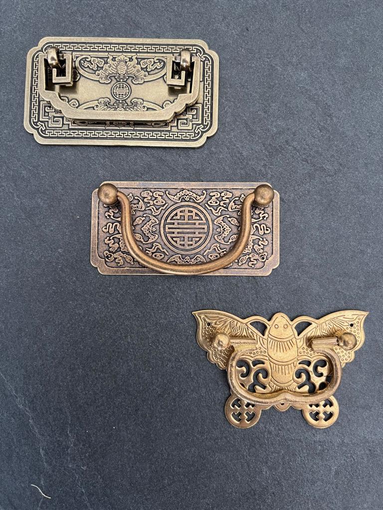 chinese handvat deurknop ladeknop chinees knop beslag, Huis en Inrichting, Woonaccessoires | Overige, Verburgt Vintage, Nieuw