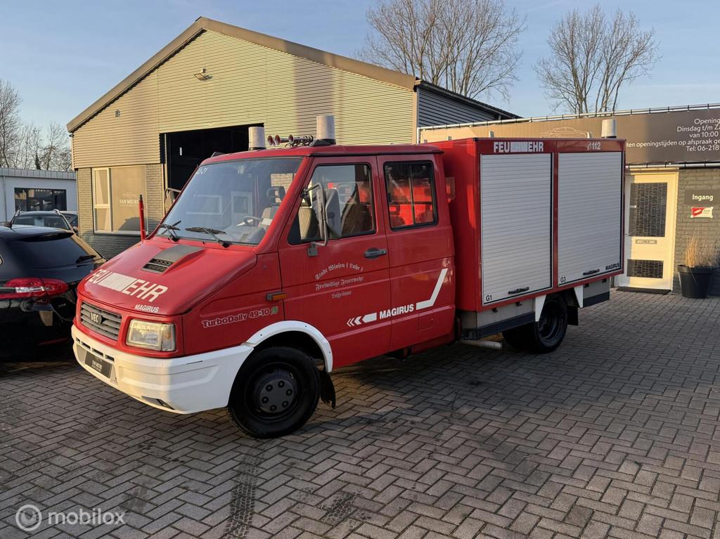 Iveco Daily 49.10 Orginele brandweer auto, 1996, Apk tot 12-, Auto's, Bestelauto's, Gebruikt, 4 cilinders, Iveco, 2800 kg