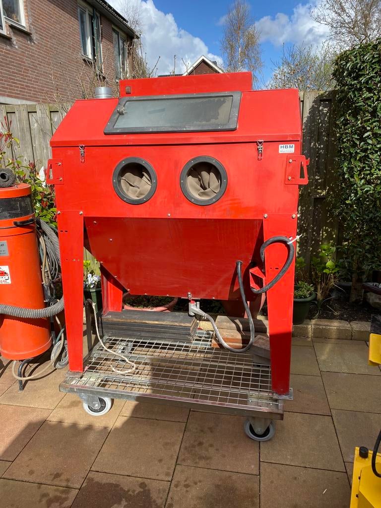 Te koop straalkast straalcabine HBM420, Ophalen, Gebruikt