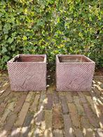 2x Plantenpotten / Plantenbakken 30x30x27 cm, Ophalen, Gebruikt