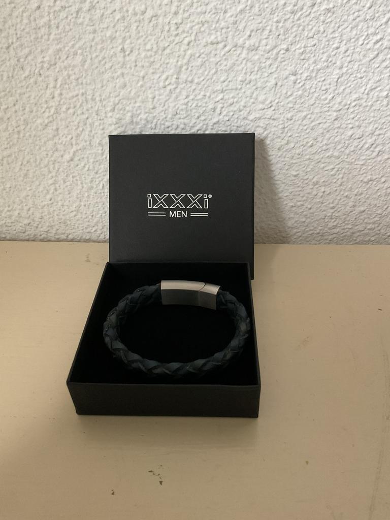 iXXXi MEN ARMBAND, Ophalen of Verzenden, Zo goed als nieuw, Blauw, Leer