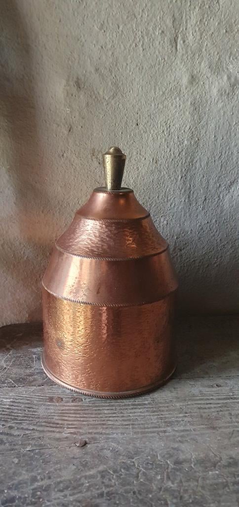Franse vintage koperen cloche boterstolp, Ophalen of Verzenden, Koper