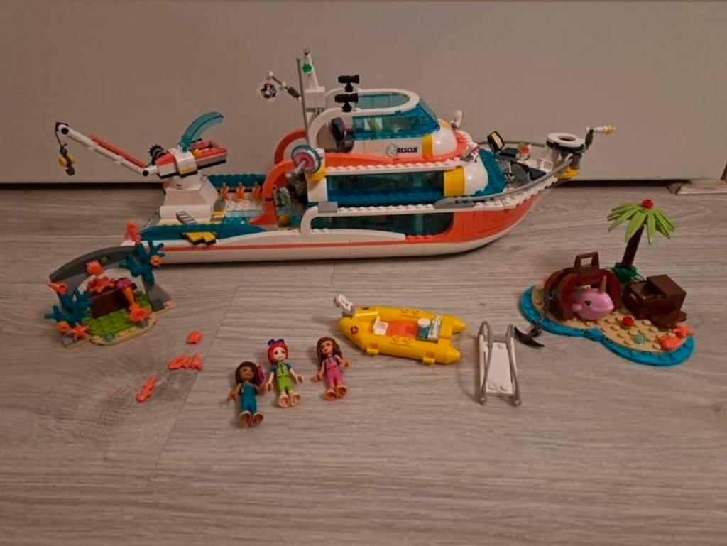 Lego Friends reddingsboot 41381, Ophalen, Gebruikt