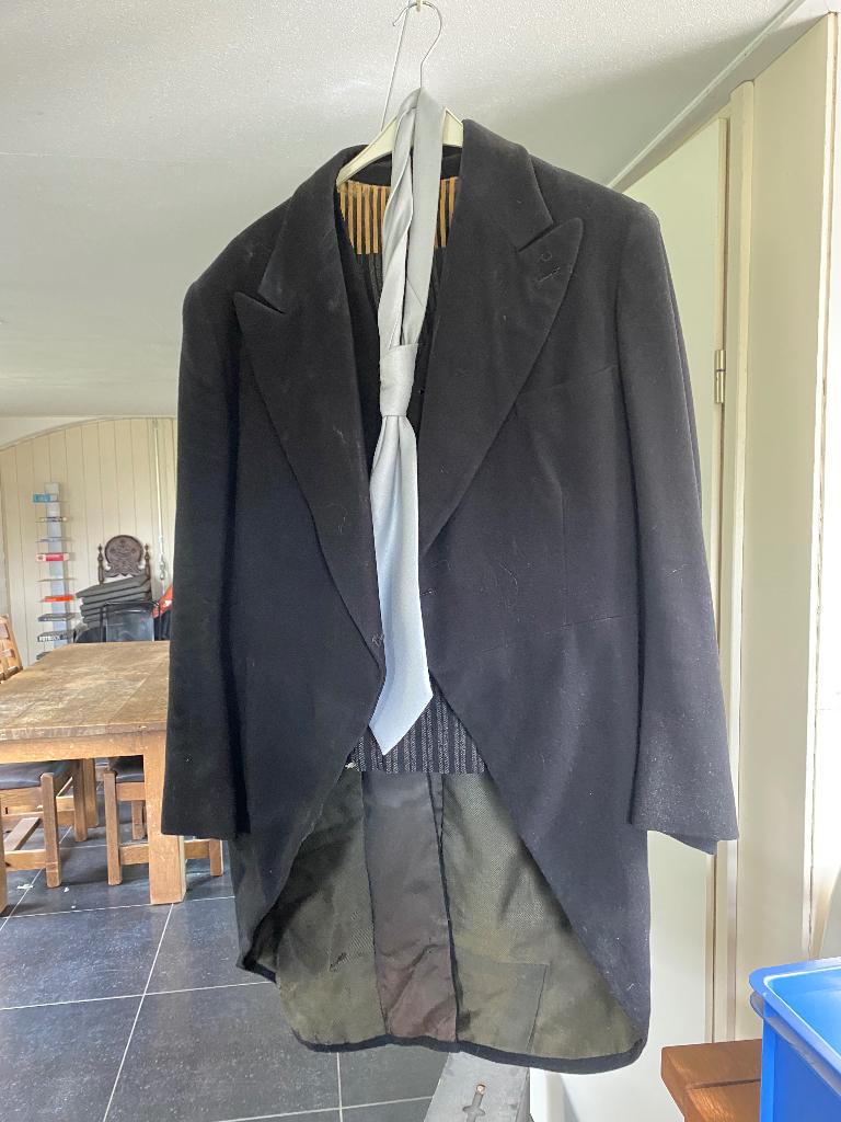 Jacquet, Kleding | Heren, Kostuums en Colberts, Ophalen, Gedragen, Maat 48/50 (M), Zwart