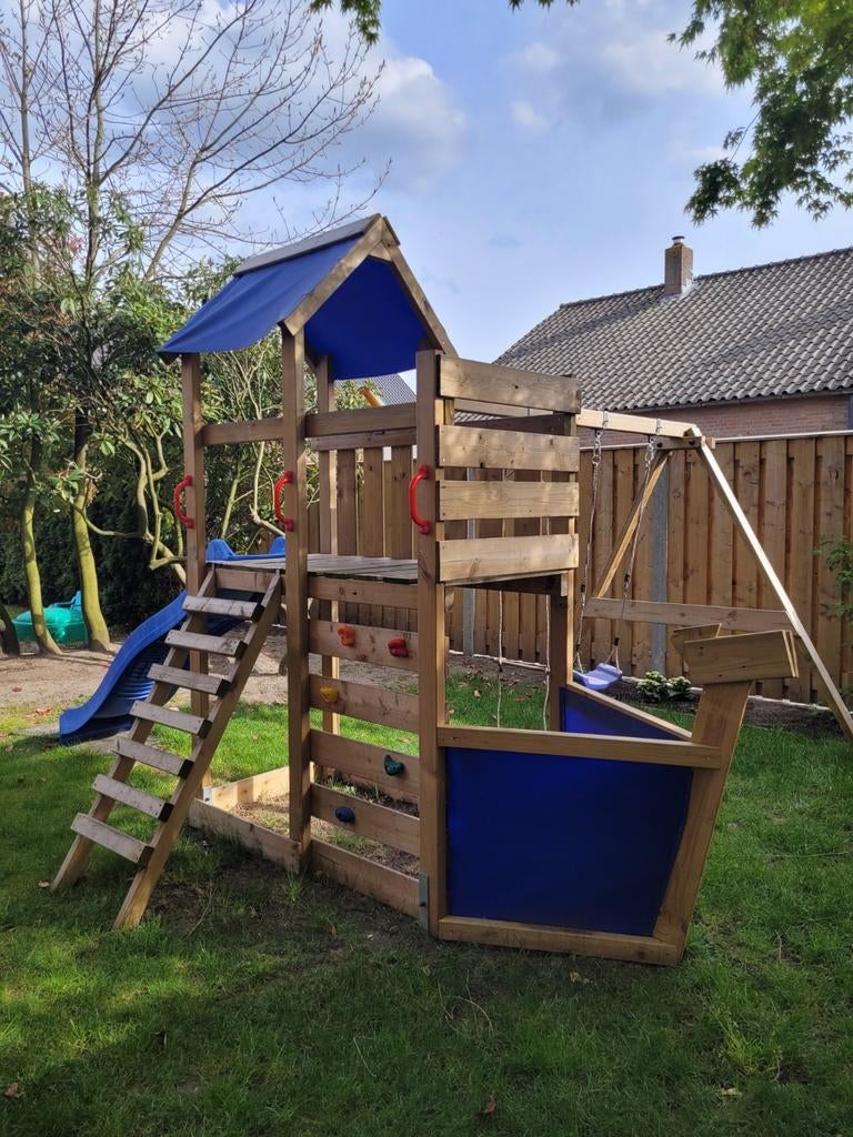 Wickey Seaflyer Speeltoestel met Schommel en Glijbaan, Ophalen, Gebruikt, Schommel