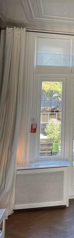 Kant & klaar gordijnen met ringen creme/gebroken wit ikea, Ophalen, 100 tot 150 cm, 200 cm of meer, Zo goed als nieuw