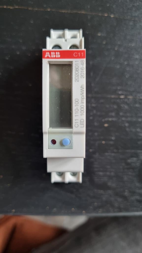 ABB C11 110-100 energiemeter DIN rail, Ophalen of Verzenden, Zo goed als nieuw, Overige typen