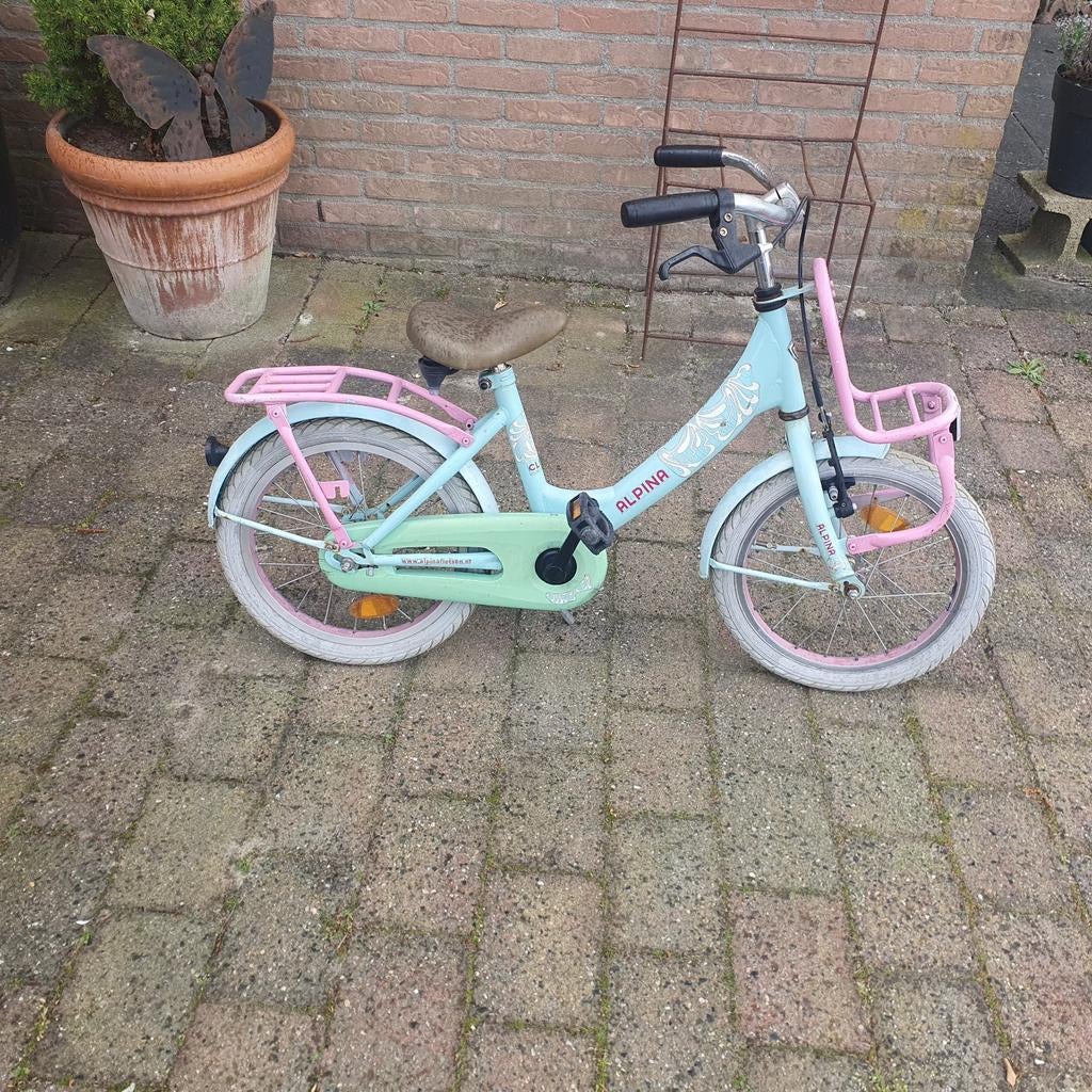 Alpina  Club meisjes 16 inch, Ophalen, Gebruikt, ........., ..........