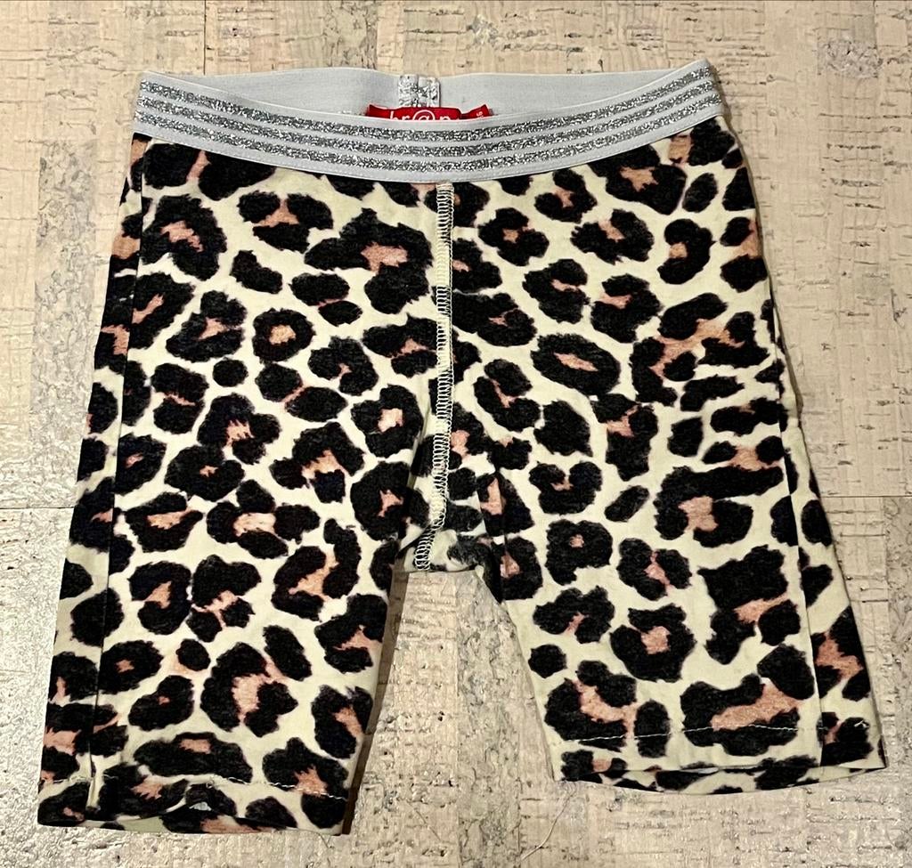 Korte legging luipaardprint - maat 110/116, Kinderen en Baby's, Kinderkleding | Maat 110, Ophalen of Verzenden, Gebruikt, Meisje