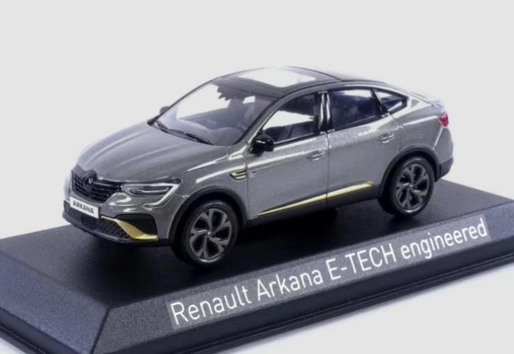 Renault Arkana E-Tech 2022 Grijs met. 1:43 NOREV ref: 517686, Verzenden, Nieuw, Auto, Norev