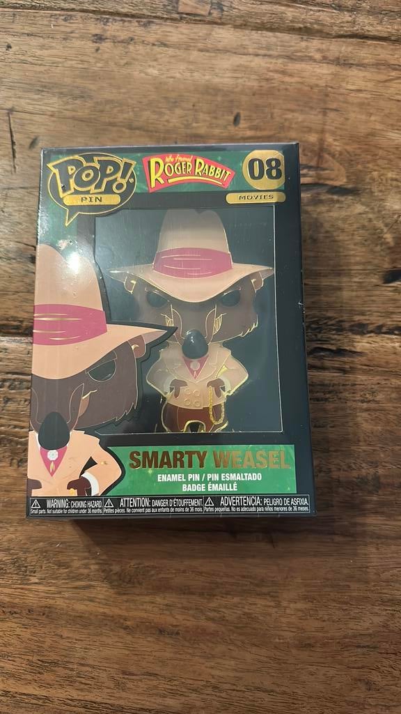 Roger Rabbit - Smarty Weasel Pin, Ophalen of Verzenden, Nieuw, Figuurtje, Speldje of Pin