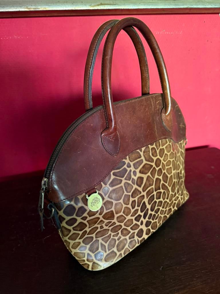Mulberry dames handtas vintage, Sieraden, Tassen en Uiterlijk, Tassen | Damestassen, Ophalen of Verzenden, Zo goed als nieuw, Bruin