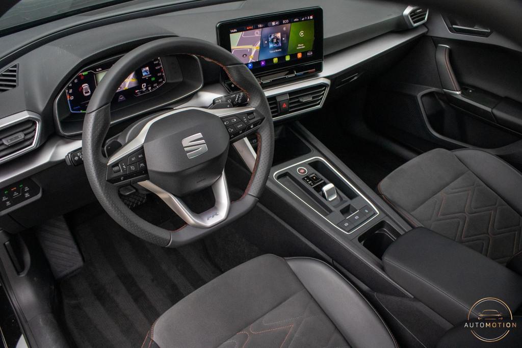 SEAT Leon 1.4 TSI eHybrid PHEV FR PANO MEMORY CAMERA, Stof, Gebruikt, Met garantie (alle), Leon