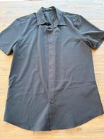 Zwart overhemd korte mouw Shein Manfinity maat S, Ophalen of Verzenden, Nieuw, Zwart, Halswijdte 38 (S) of kleiner