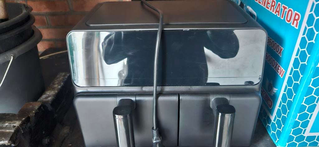 Airfryer met twee manden, Witgoed en Apparatuur, Airfryers, Ophalen of Verzenden