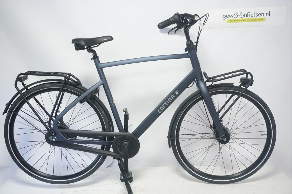 Refurbished Cortina Common Black Blue 56cm - Herenfiets DEMO