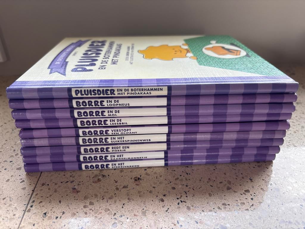 Borre en Pluisdier boekenpakket (9 stuks), Ophalen of Verzenden, Zo goed als nieuw, Fictie algemeen