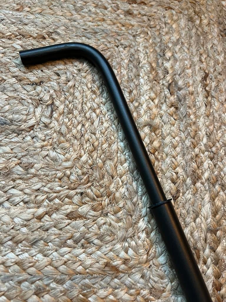 ZARA HOME VERLENGBARE METALLIC GORDIJNROEDE 169-300 cm, Ophalen, Zwart, Zo goed als nieuw, 200 cm of meer