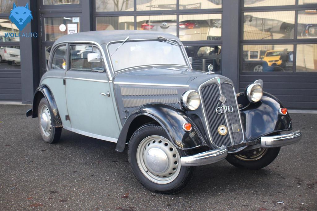 DKW IFA AUDI F8 1954 oldtimer auto! ZEER UNIEK 2T, Auto's, Overige merken, Stof, Bedrijf, Handgeschakeld