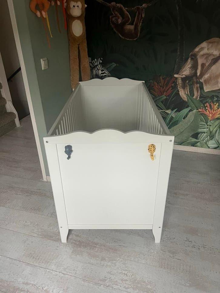 Ledikantje met toebehoren, Kinderen en Baby's, Babywiegjes en Ledikanten, Ophalen of Verzenden, Gebruikt, Ledikant